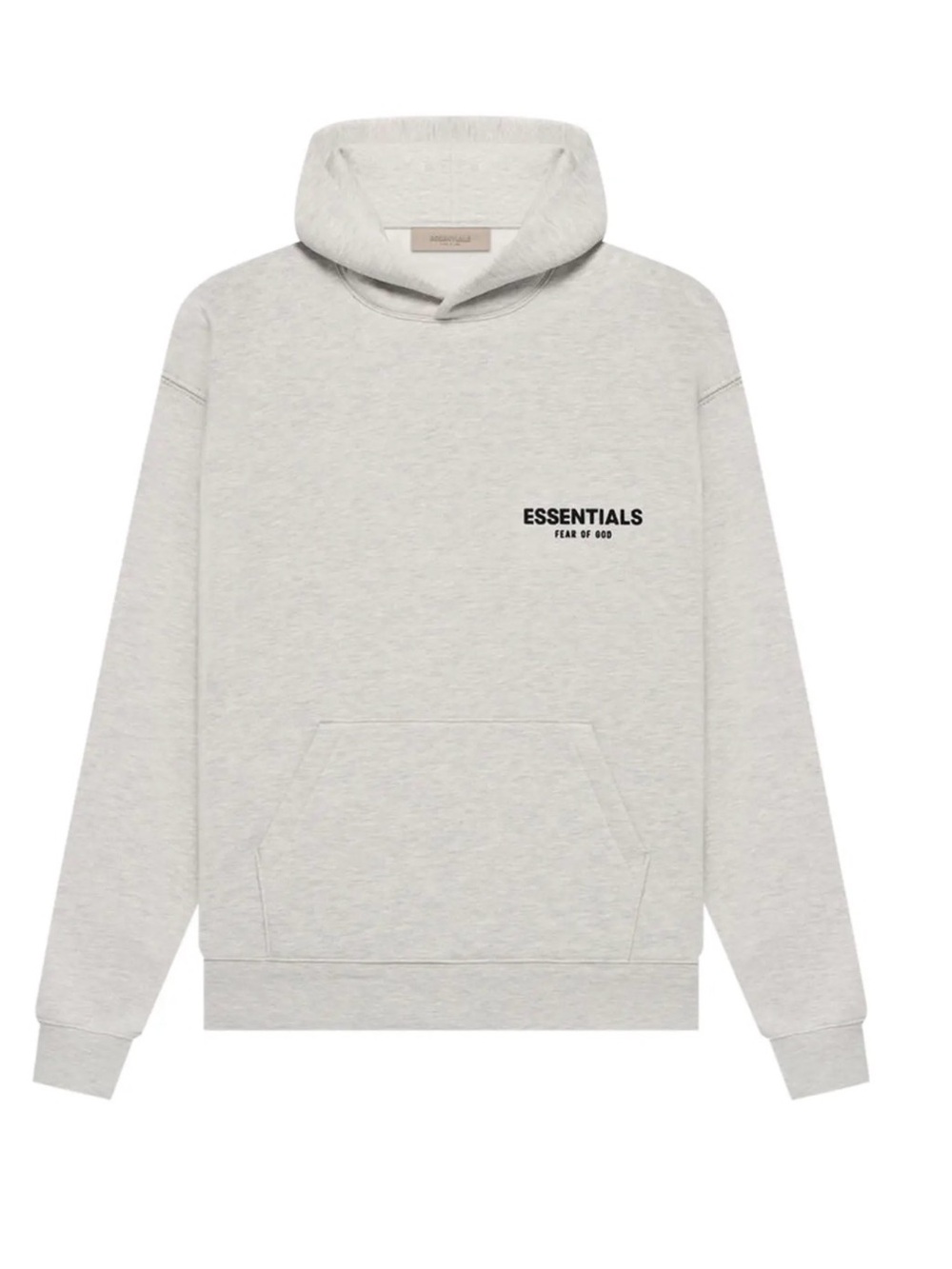 Fear of God ESSENTIALS Heather Light oatmeal Hoodie / Brand new with tags